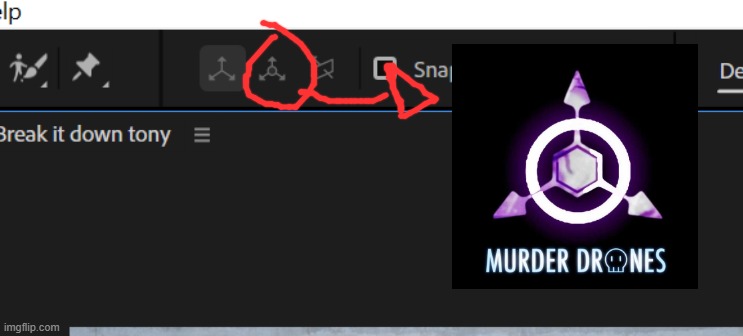 doing rotoscoping rn noticed this while waiting | made w/ Imgflip meme maker