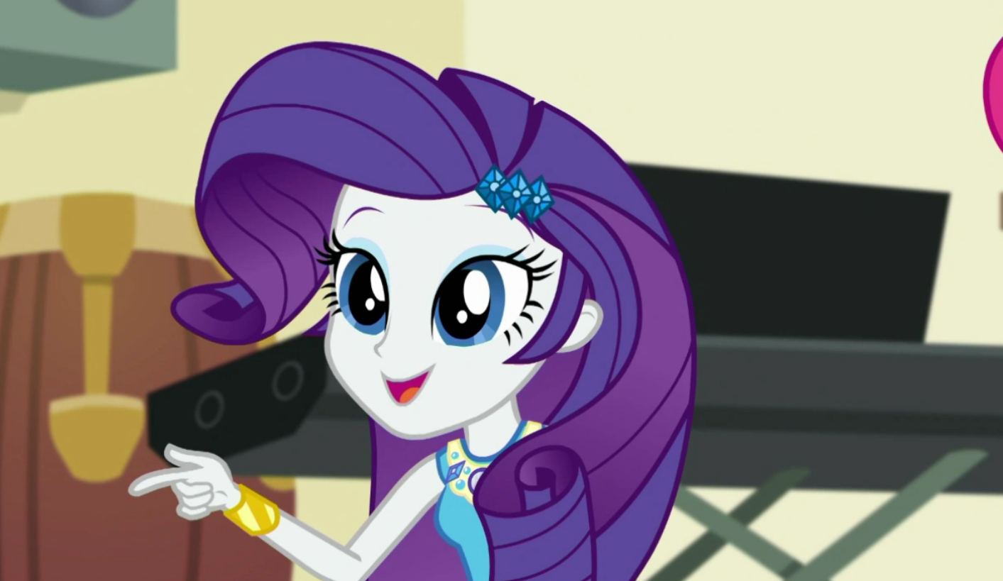 Rarity (EQG) smiling Blank Meme Template
