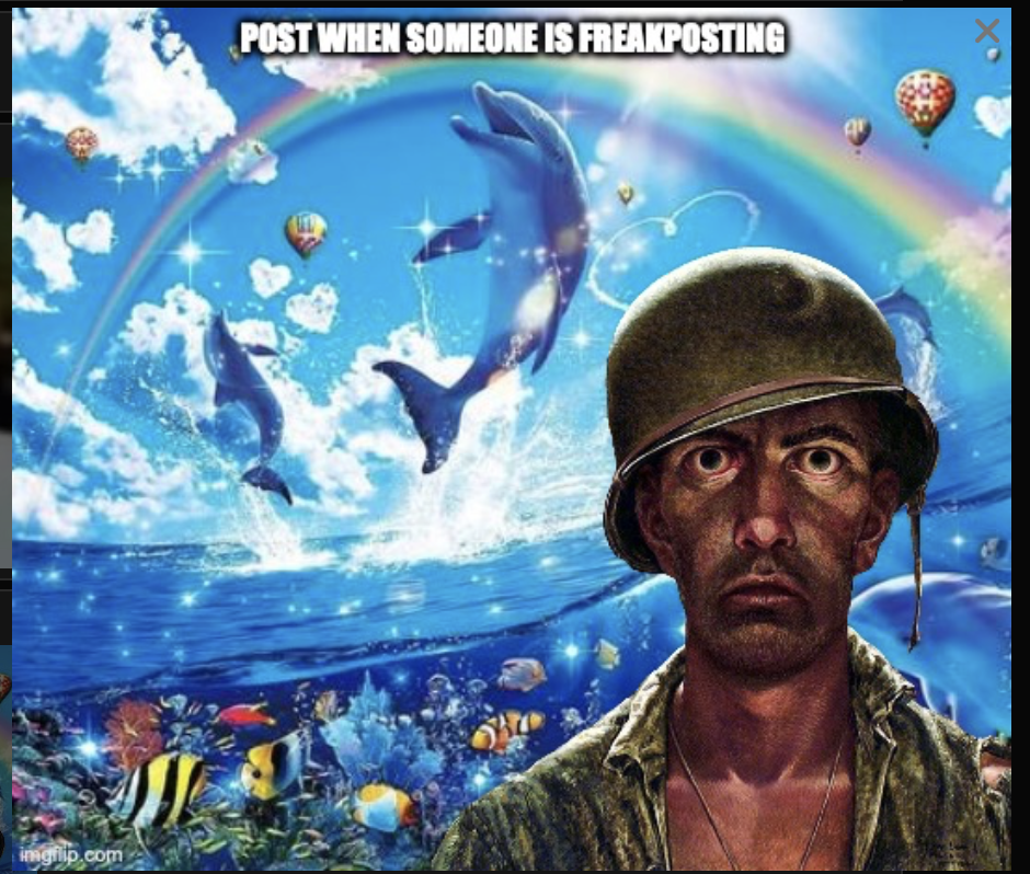 post when freak posting Blank Meme Template