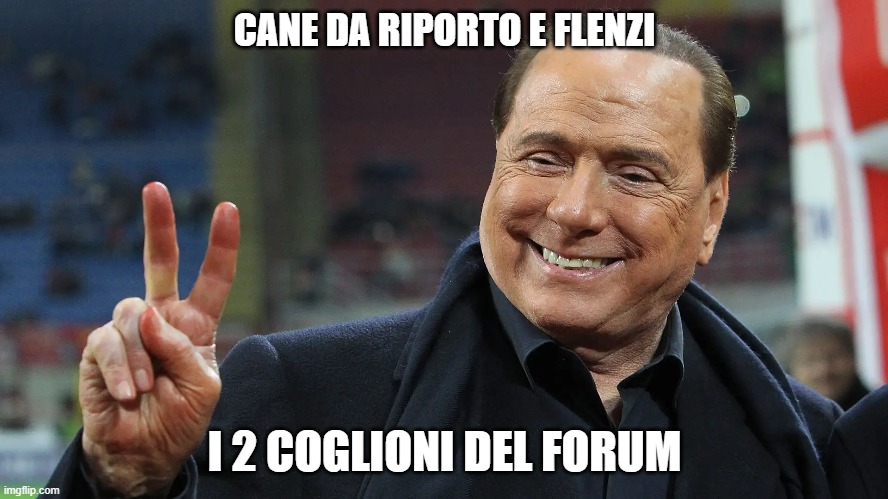 CANE DA RIPORTO E FLENZI; I 2 COGLIONI DEL FORUM | made w/ Imgflip meme maker
