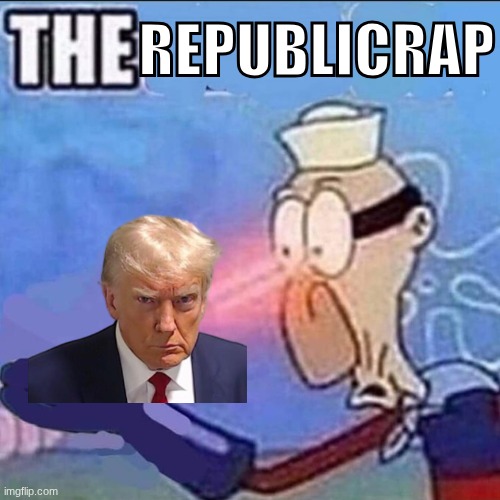 Barnacle boy sulfur vision | REPUBLICRAP | image tagged in barnacle boy sulfur vision | made w/ Imgflip meme maker