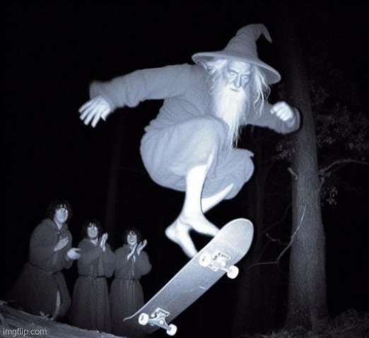 Gandolf Skateboard | image tagged in gandolf skateboard | made w/ Imgflip meme maker