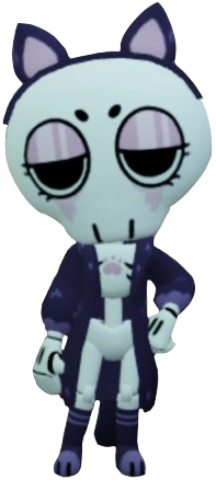 Skele-Kitty Ribecca Blank Meme Template