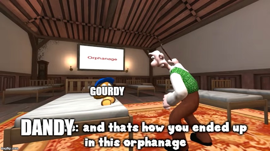 GOURDY DANDY | image tagged in smg4 | made w/ Imgflip meme maker