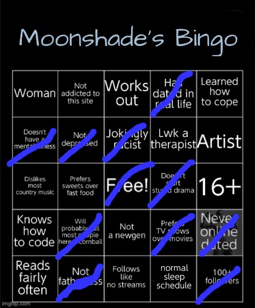 Moonshade's Bingo 2025 | image tagged in moonshade's bingo | made w/ Imgflip meme maker