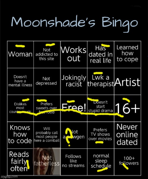 I got bored.. And got a bingo | made w/ Imgflip meme maker