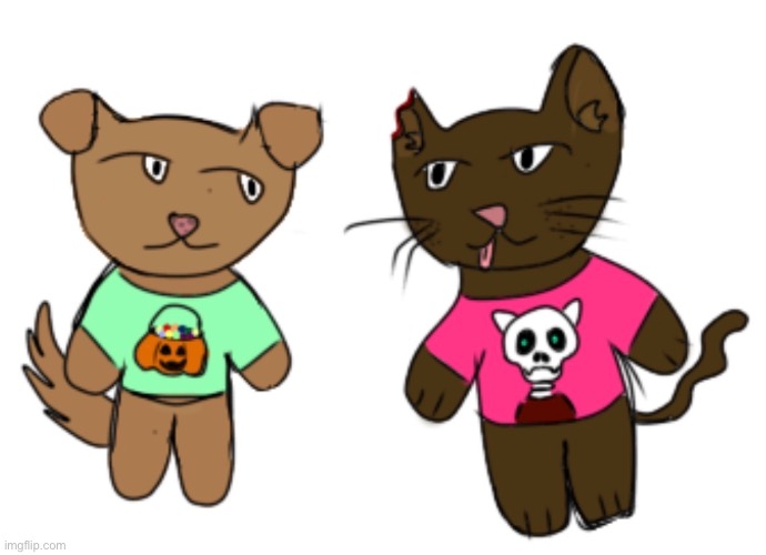 redrew these guys (i made a little green version of them on paper like last month) | made w/ Imgflip meme maker