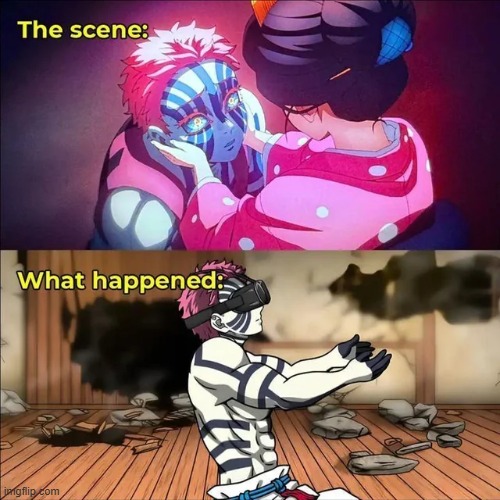 I've been thinking about them ever since i saw infinity castle | image tagged in memes,funny,anime,demon slayer,so true | made w/ Imgflip meme maker
