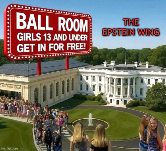 The Epstein Wing | THE EPSTEIN WING | image tagged in trump,gop,maga,nazis,fascists,epstein | made w/ Imgflip meme maker