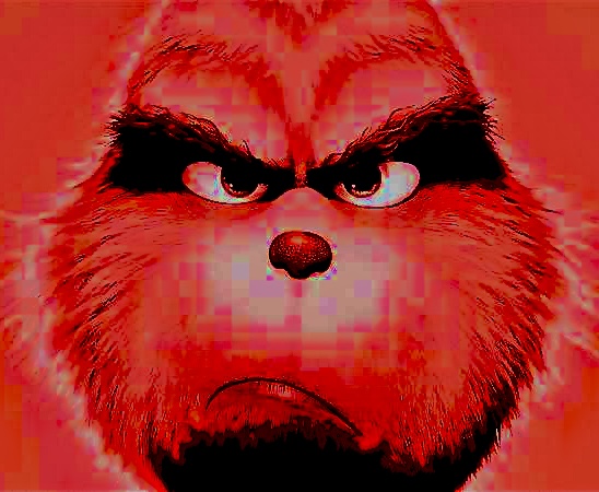 Red grinch >:( Blank Meme Template