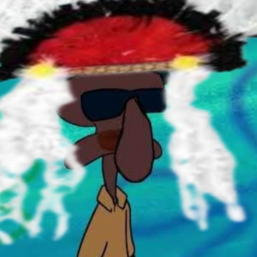 Red Man Gifts Hat To Doo Doo Fart Blank Meme Template