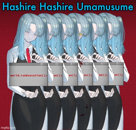 Angela LC | Hashire Hashire Umamusume | image tagged in angela lc | made w/ Imgflip meme maker