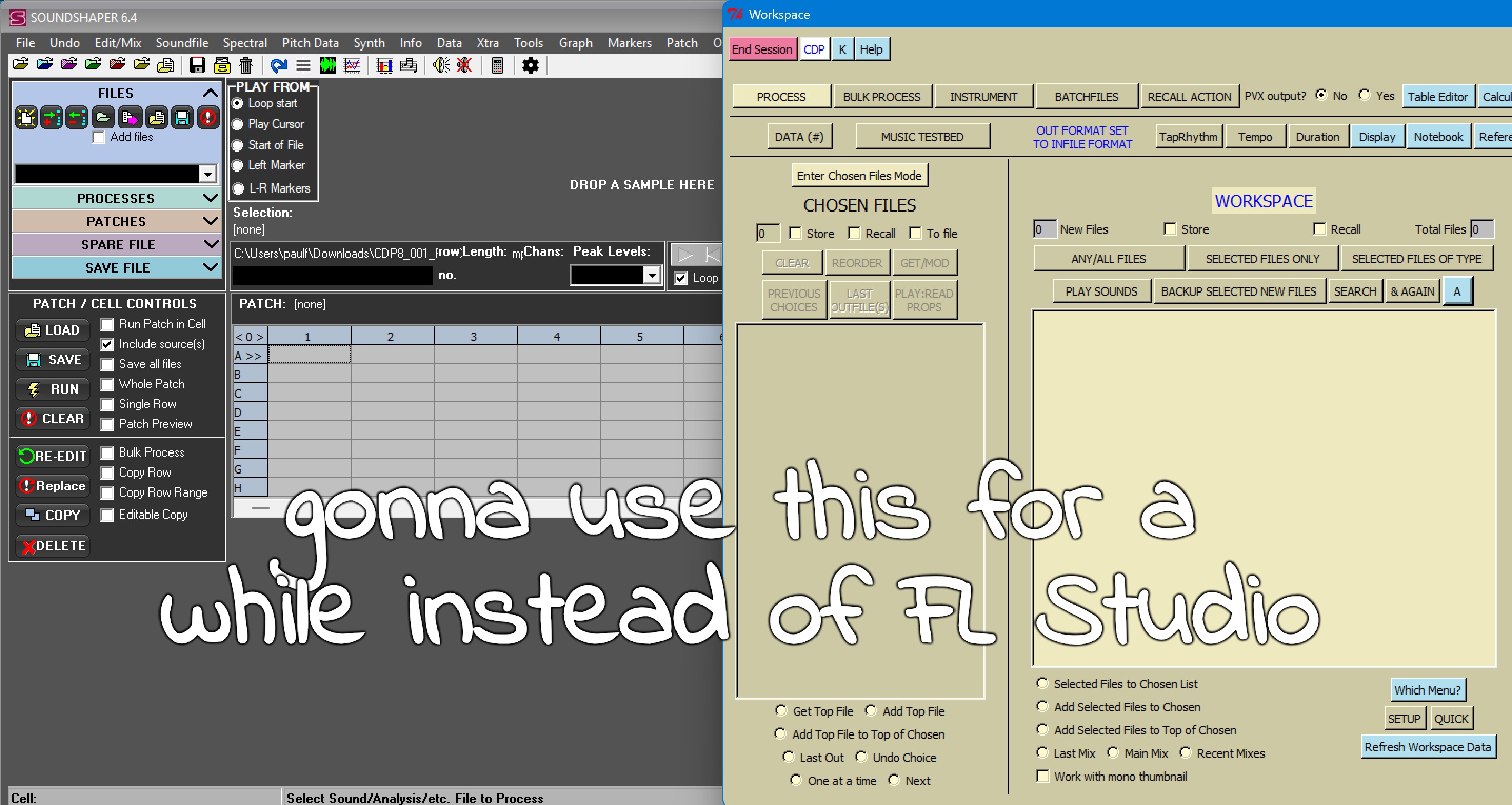 gonna use this for a while instead of FL Studio | made w/ Imgflip meme maker