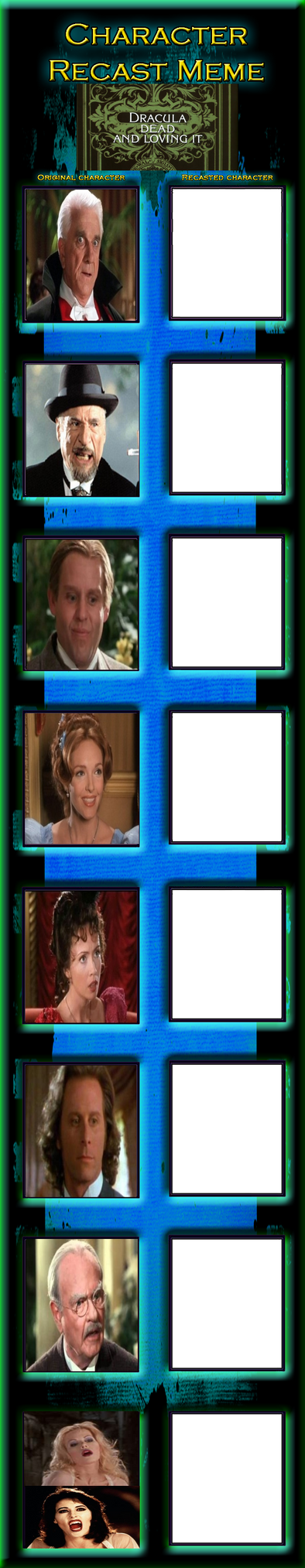 Dracula Dead and Loving It Recast Meme Blank Meme Template