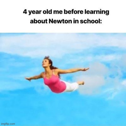 I believe i can fl- wait what? Gravity? AAH- | image tagged in gravity | made w/ Imgflip meme maker