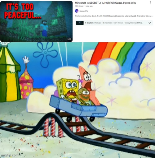 image tagged in spongebob roller coaster | made w/ Imgflip meme maker