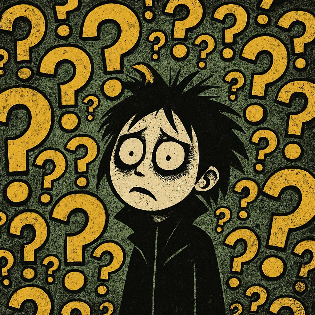 lots and lots of questions Blank Meme Template