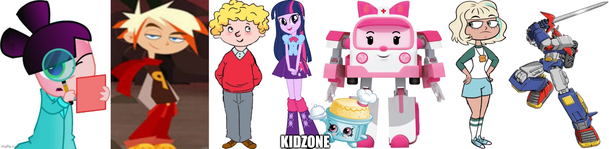 Sandra David horrid henry mlp robocar poli Thomas robot Blank Meme Template