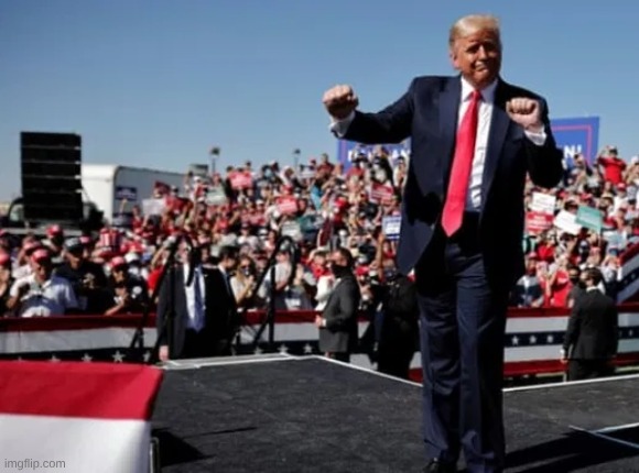 image tagged in trump dance fool | made w/ Imgflip meme maker