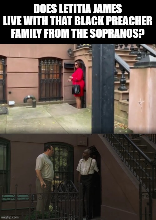 stolen turkeys | DOES LETITIA JAMES LIVE WITH THAT BLACK PREACHER FAMILY FROM THE SOPRANOS? | made w/ Imgflip meme maker