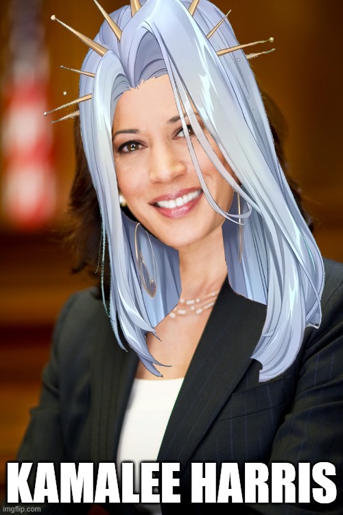 KAmaLee Harris | KAMALEE HARRIS | image tagged in kamala harris,amalee,leeandlie,monarch vtuber,name combination,pun | made w/ Imgflip meme maker