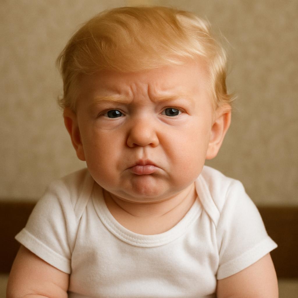 Donald Trump baby Blank Meme Template