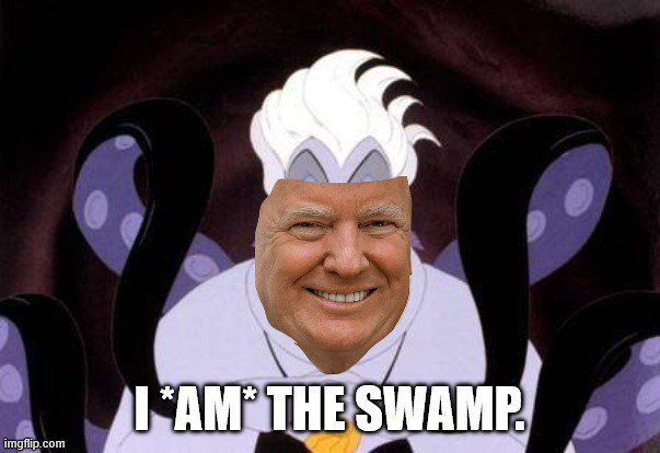 Ursula | I *AM* THE SWAMP. | image tagged in ursula | made w/ Imgflip meme maker