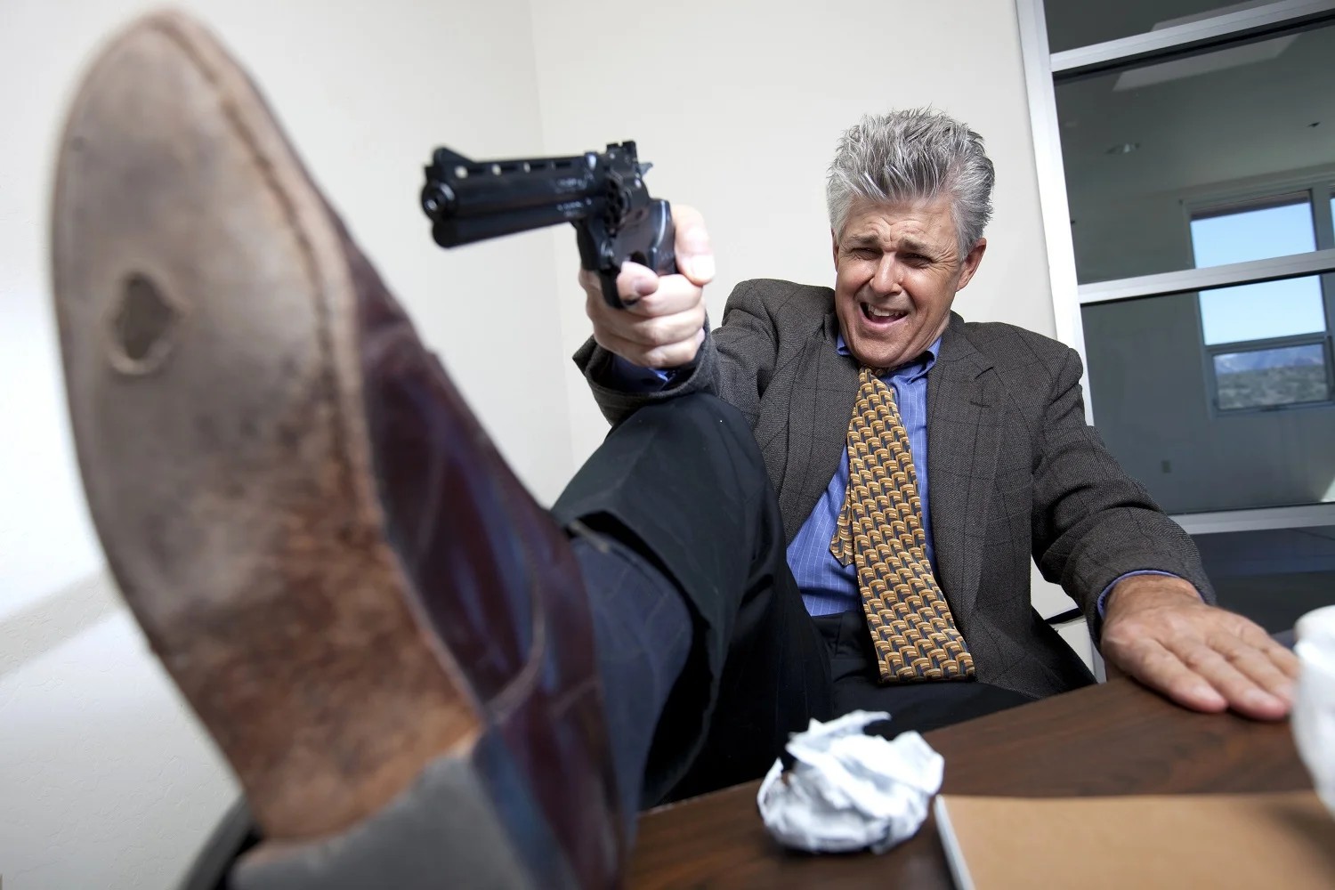 Shot in the Foot Blank Meme Template