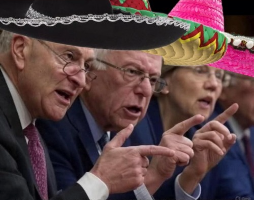 Democrats in Sombreros 2 Blank Meme Template
