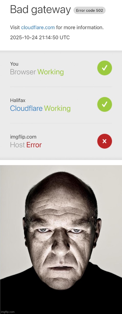 image tagged in hank frowning | made w/ Imgflip meme maker