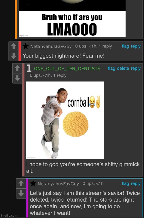 Are we deadass? I know it’s someone’s alt, but it’s still funny. | made w/ Imgflip meme maker