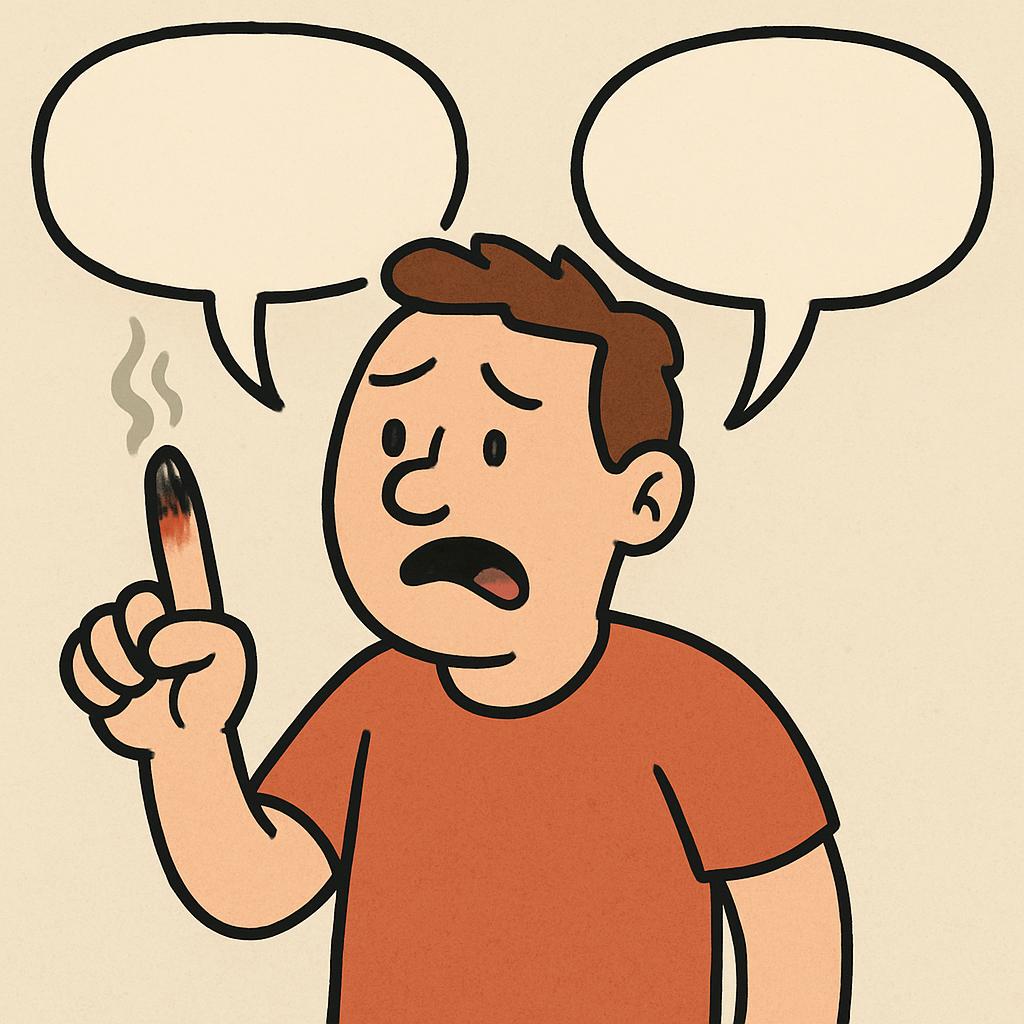 High Quality Ouchie talking cartoon balloons Blank Meme Template