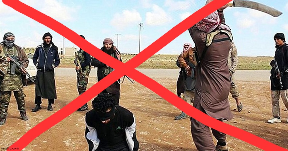 NO MORE ISIS BEHEADING SPAM | image tagged in isis beheading | made w/ Imgflip meme maker
