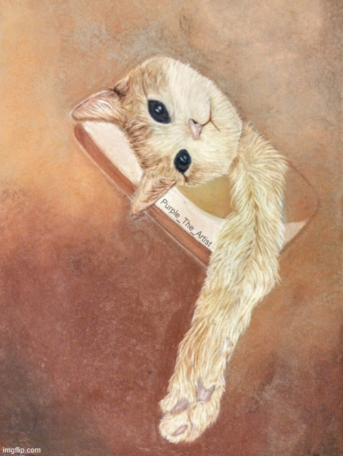 tis finished | Purple_The_Artist | made w/ Imgflip meme maker