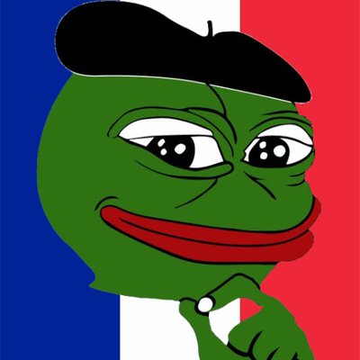 French Pepe Blank Meme Template