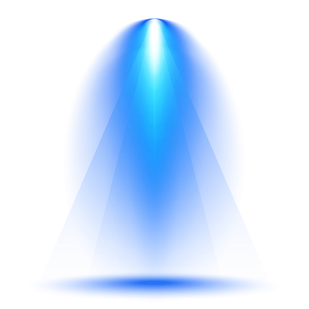 blue spotlight Blank Meme Template