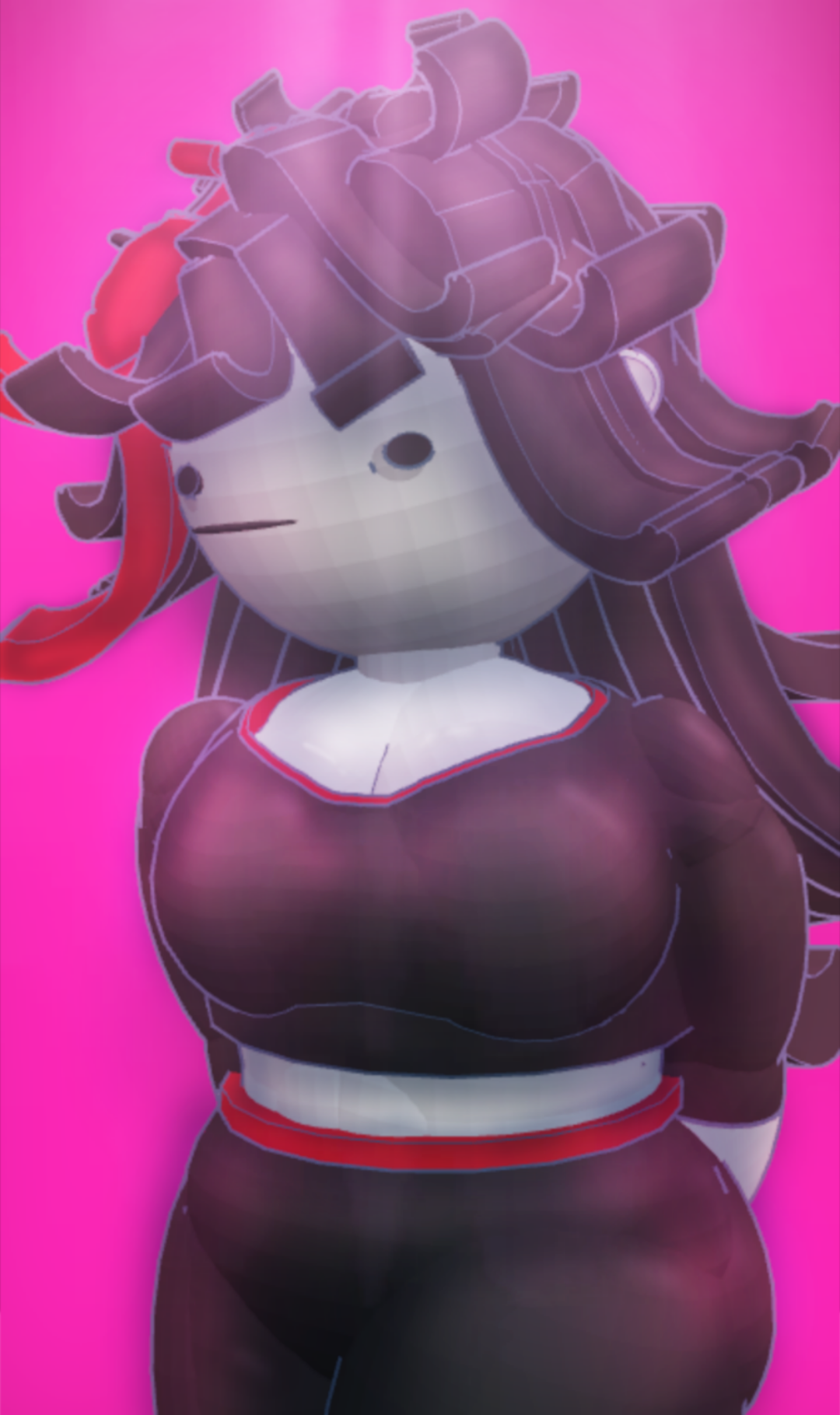 Claire Von Ferrarai Portrait Blank Meme Template