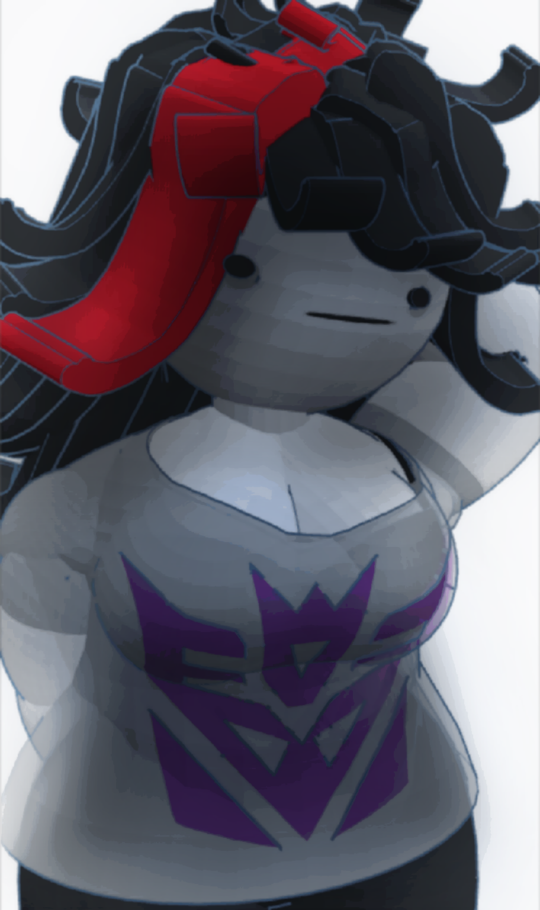 Claire Von Ferrarai Portrait Blank Meme Template