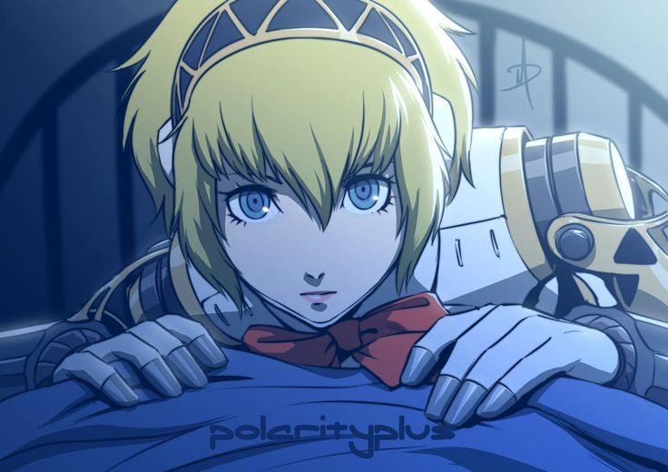 aigis relaxed Blank Meme Template