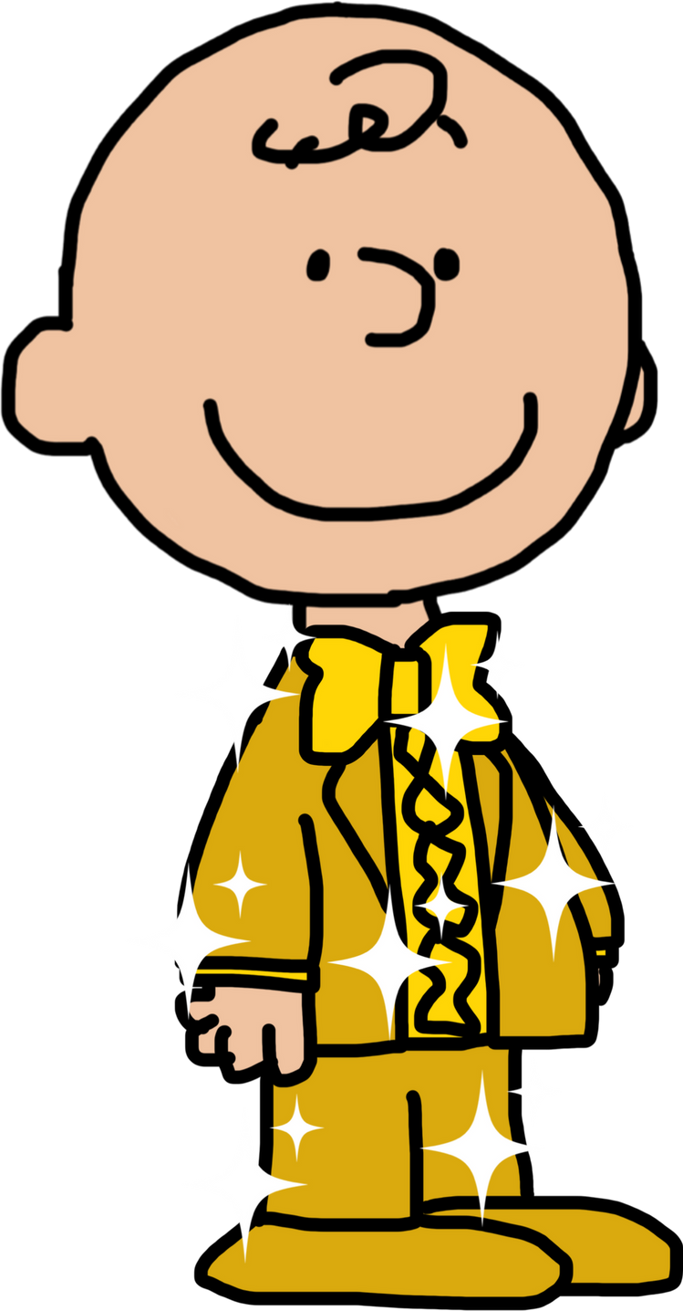 Charlie brown golden suit Blank Meme Template