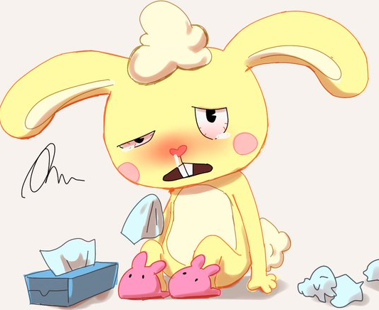 Taking care of Cuddles (HTF) Blank Meme Template