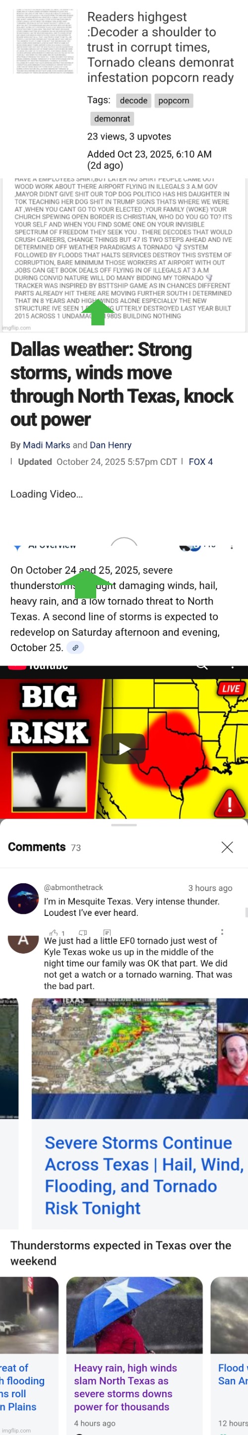 Readers highgest: remote view confirms weather anomaly to destroy a demonrat strong hold,never seen weather in oct next day + | image tagged in yup,sitback,grabpopcornandrainpancho | made w/ Imgflip meme maker