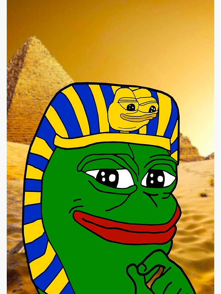 King Pepe the Tut Blank Meme Template