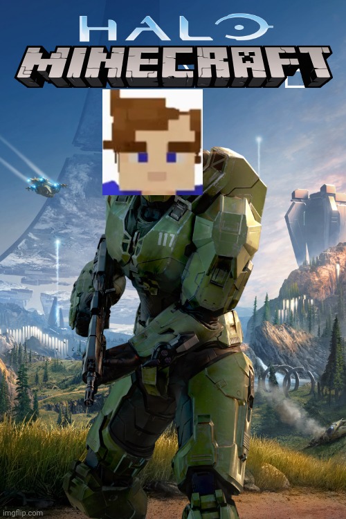 Halo infinite cover | image tagged in halo infinite cover | made w/ Imgflip meme maker