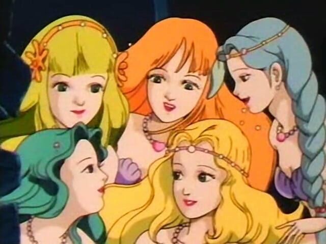 little mermaid's sisters Blank Meme Template