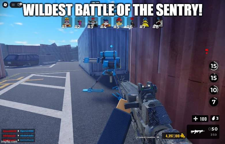 WILDEST BATTLE OF THE SENTRY! | made w/ Imgflip meme maker