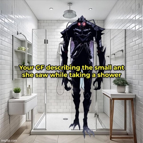 image tagged in solo leveling,ant king | made w/ Imgflip meme maker