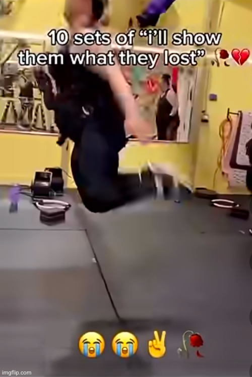 noooo u ain't | image tagged in funny,gym,excercise,working out,women,flying | made w/ Imgflip meme maker