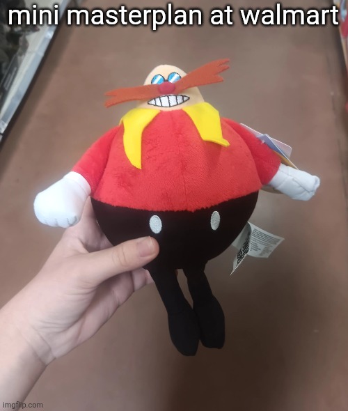 eggman eggman do the master plan | mini masterplan at walmart | made w/ Imgflip meme maker