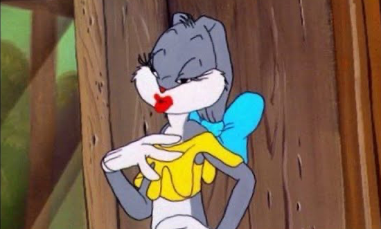 Bugs bunny girly Blank Meme Template